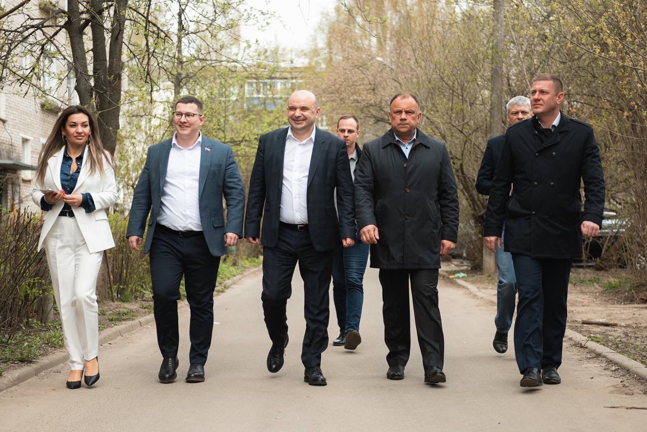 Депутат Московской областной Думы Марк Черемисов совершил визит в г.о. Лосино-Петровский и проверил подготовку города к празднованию Дня Победы