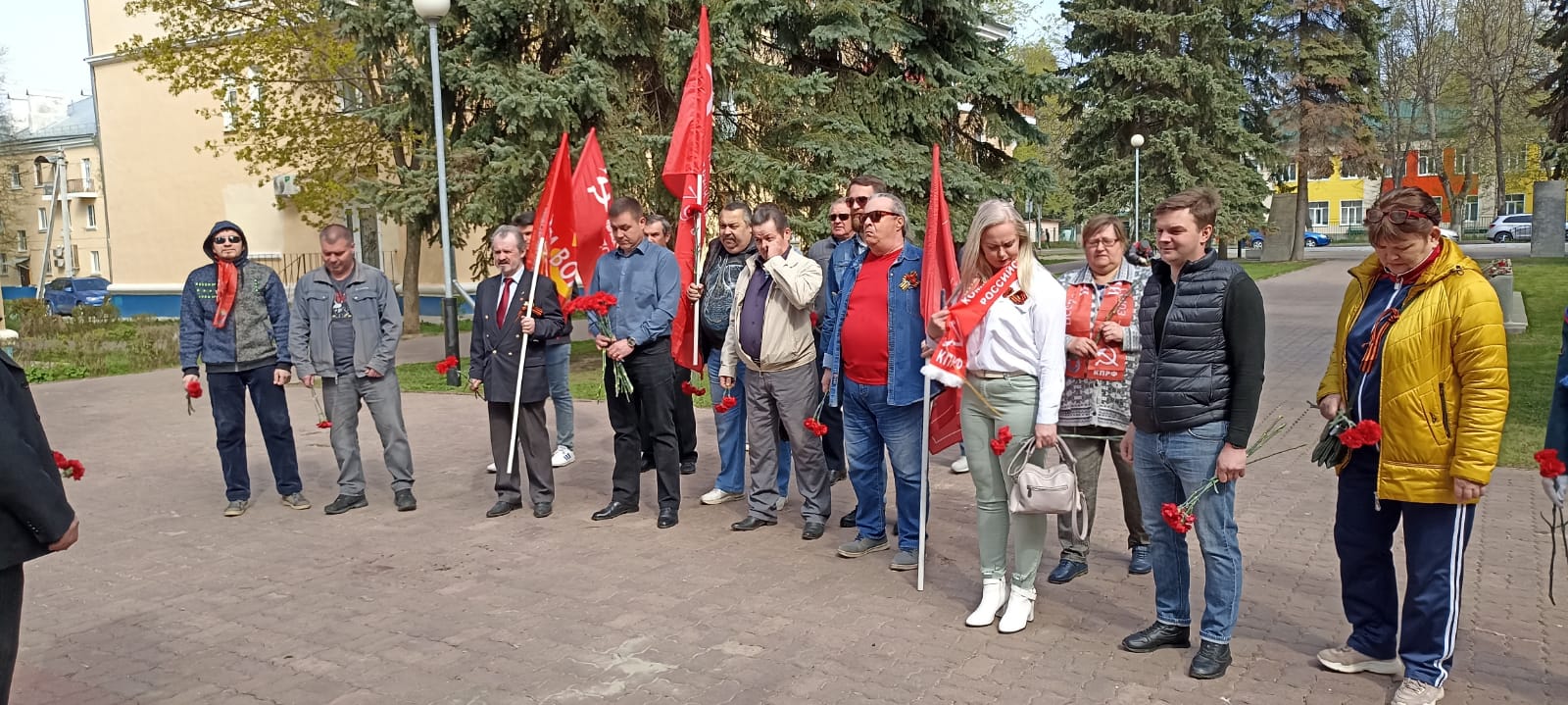 Воскресенские коммунисты отметили день Великой Победы