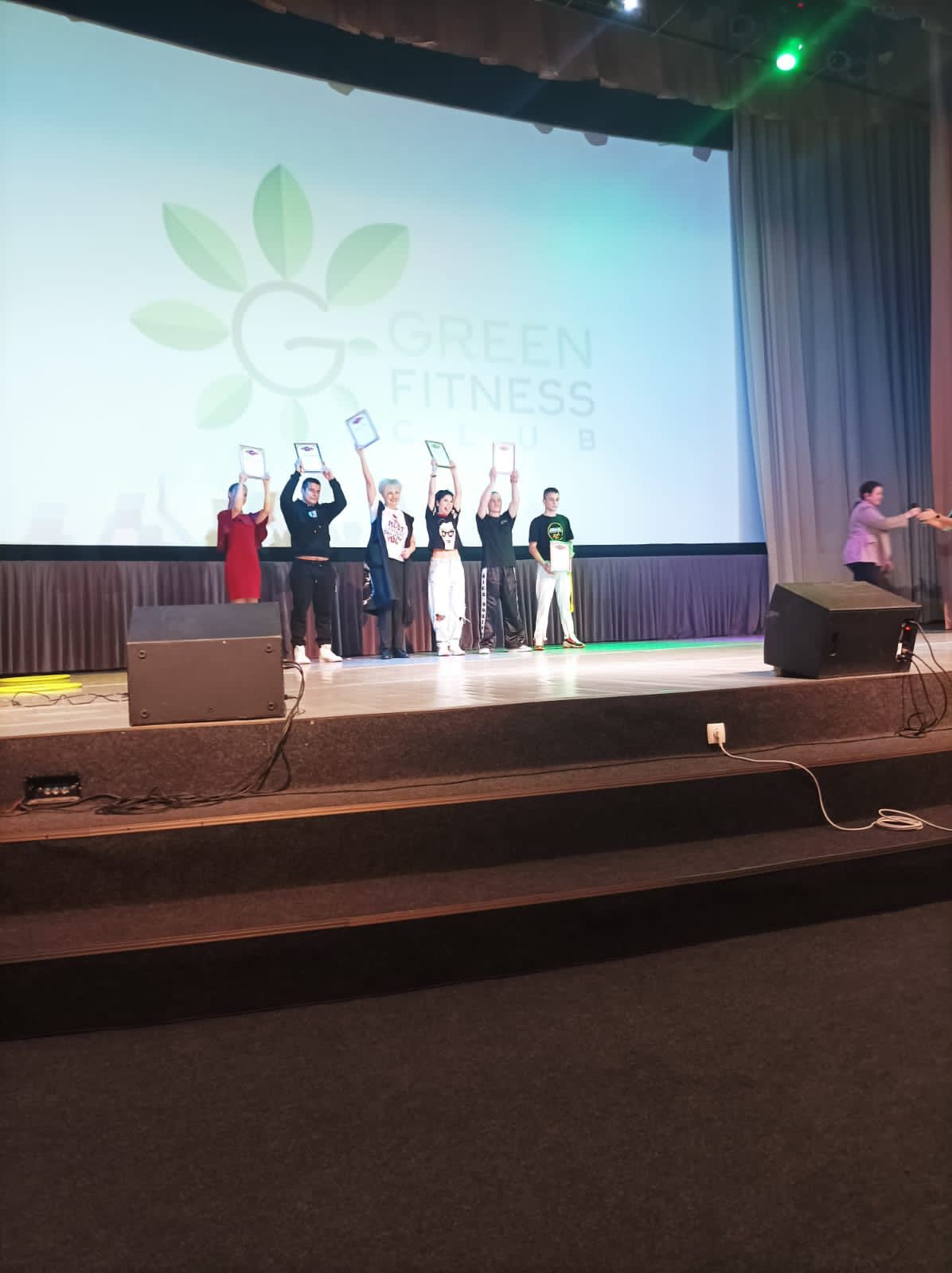 Первый отчетный концерт Green fitness club