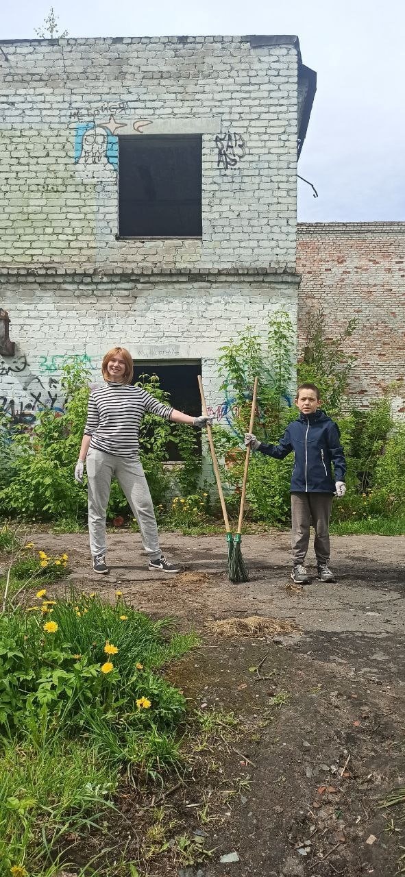 Культурному субботнику погода не помеха!