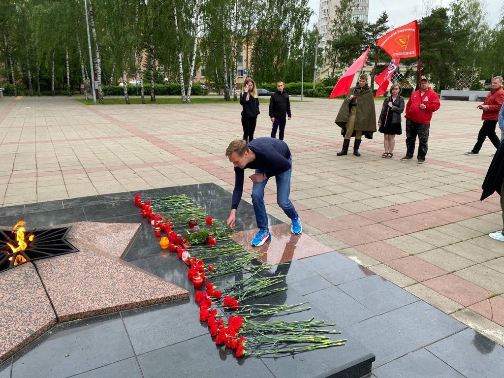 Коммунисты города Королёва провели традиционный реквием-поход «ПОМНИМ» в День Памяти и Скорби