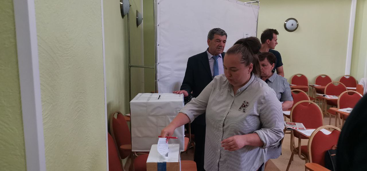 Руководитель фракции КПРФ Александр Наумов принял участие в первом этапе 30-й отчётно-выборной конференции Домодедовского ГК КПРФ
