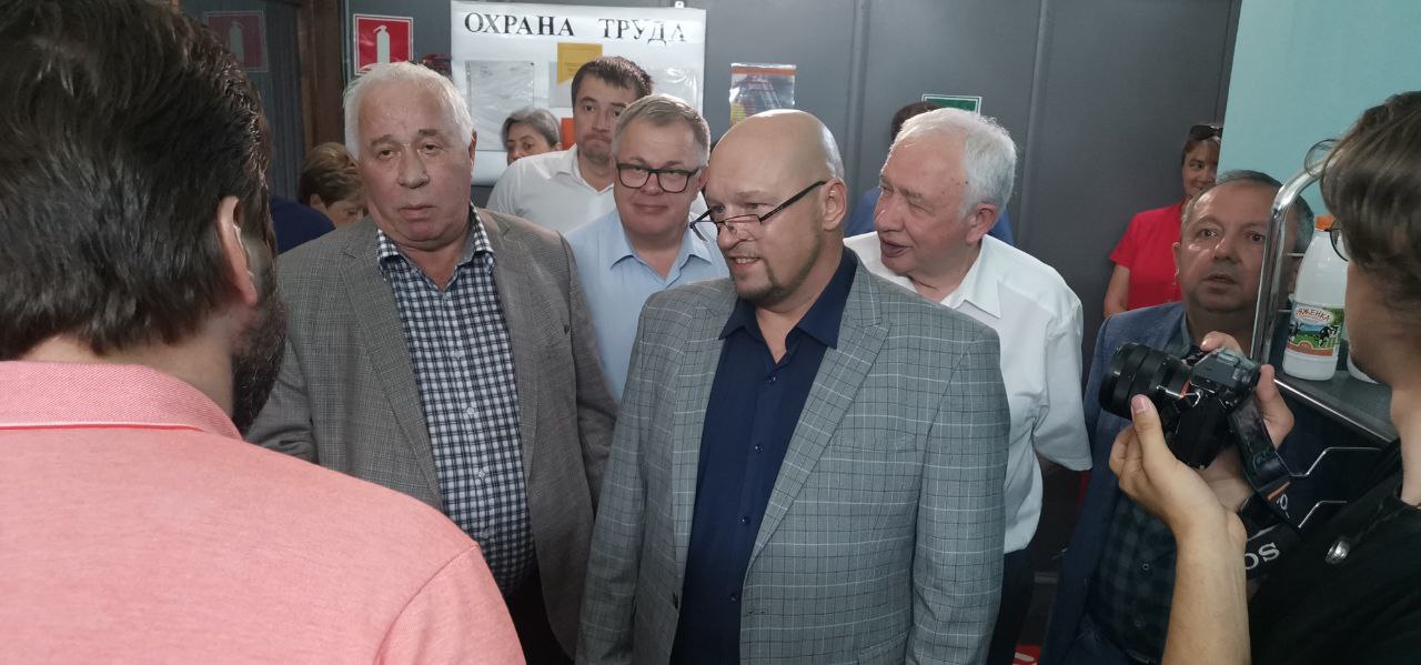 Заместитель Председателя Московской областной Думы Александр Наумов посетил «Барыбинский молочный завод»