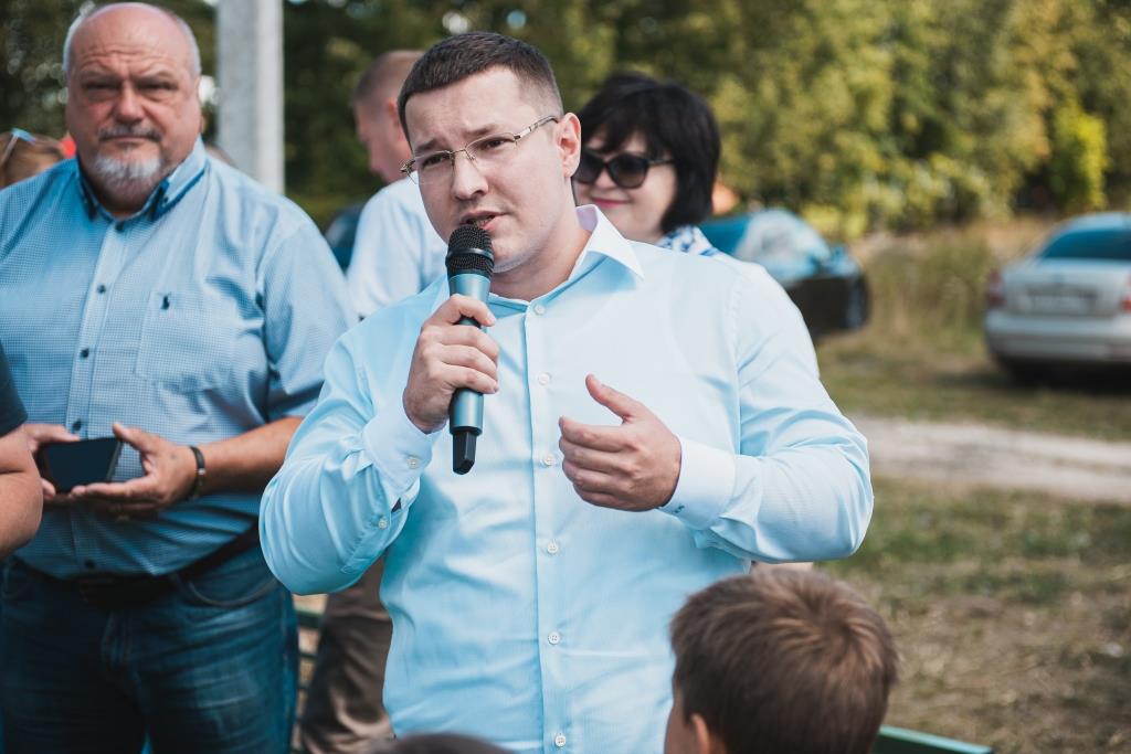 Депутат Московской областной Думы Марк Черемисов принял участие в открытии новой детской площадки в г.о. Лосино-Петровский