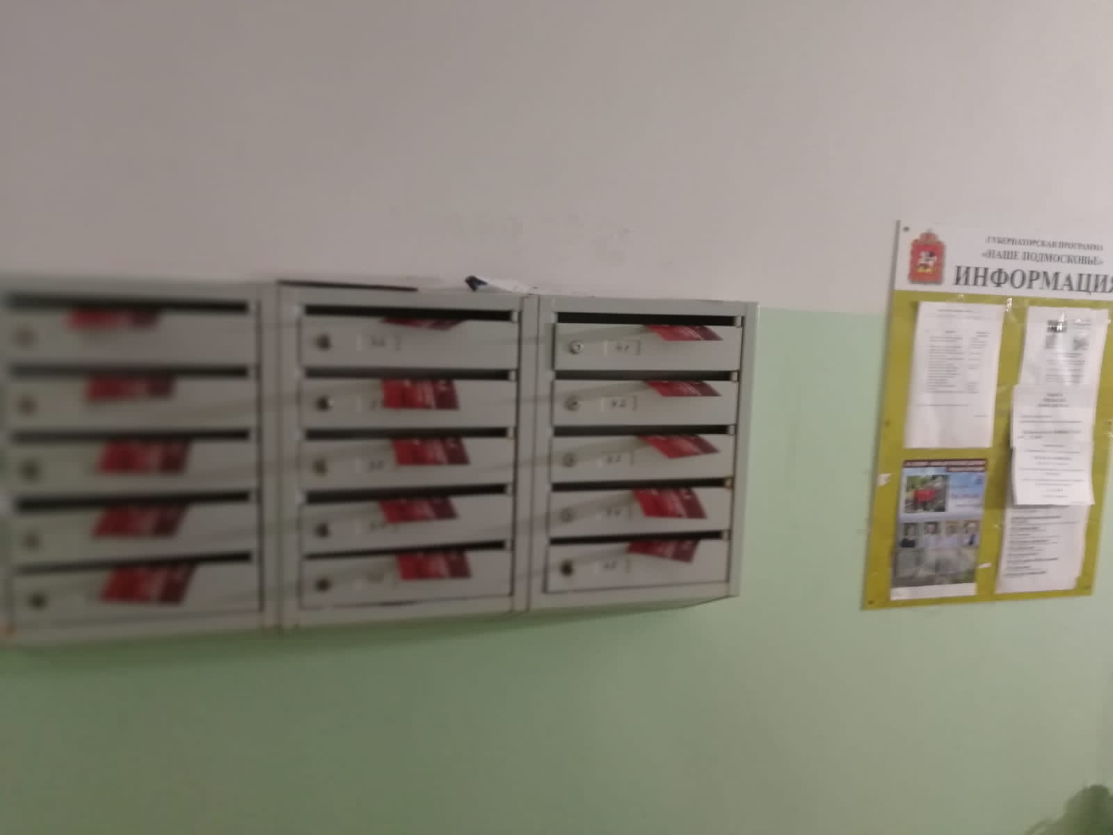 В Клину идёт распространение агитационных материалов