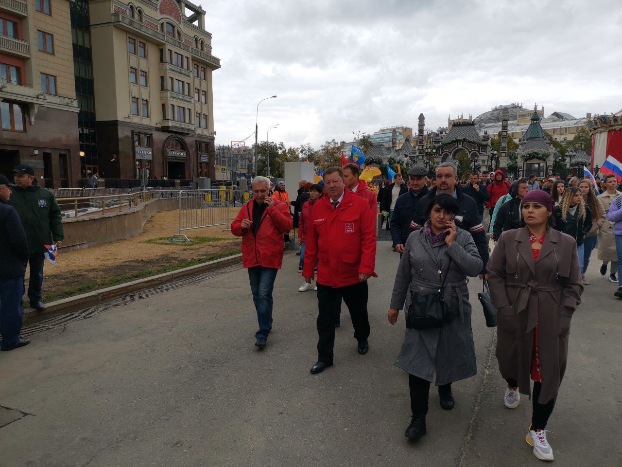 Г.А. Зюганов посетил патриотический митинг-концерт в центре Москвы