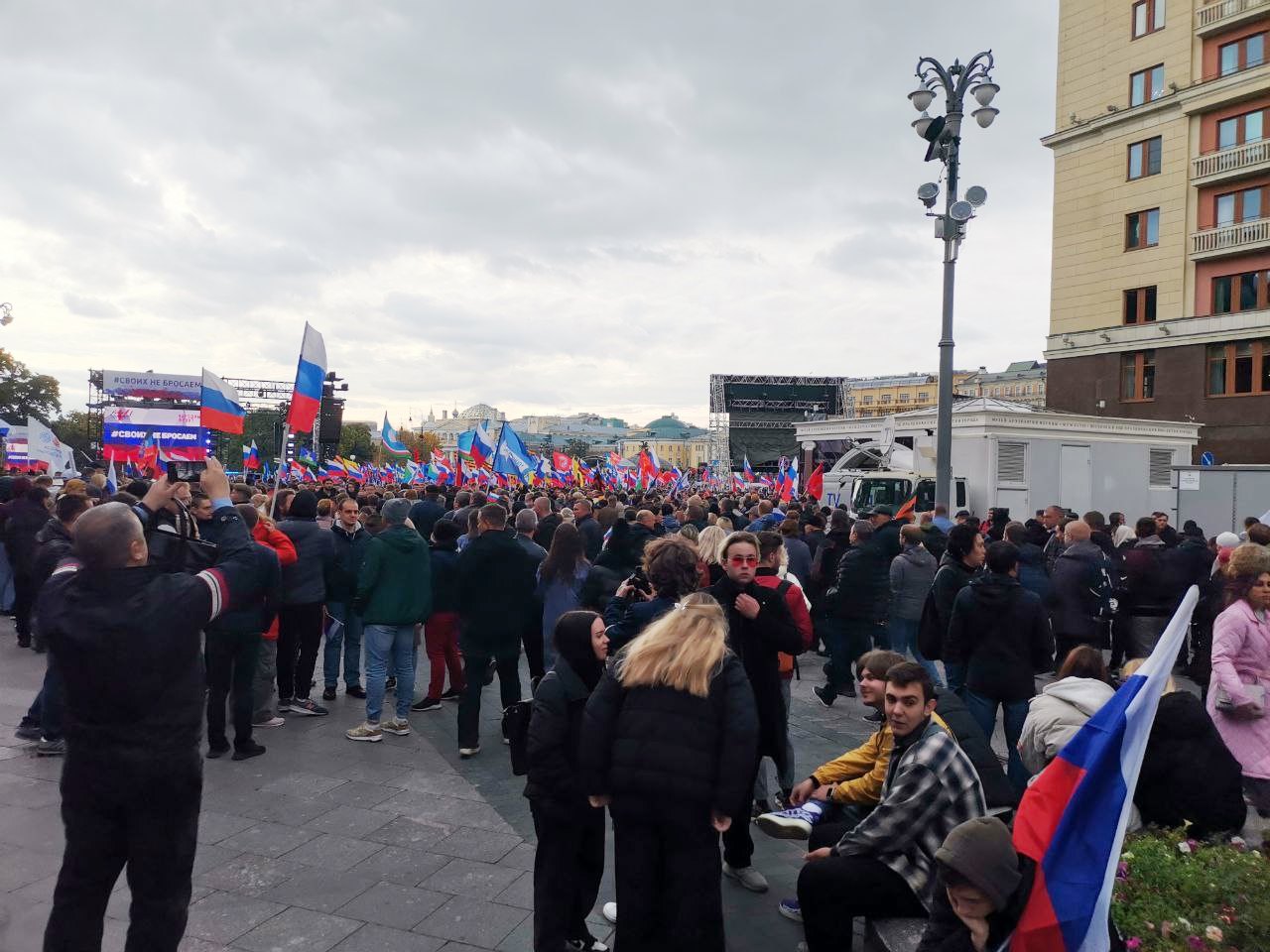 Г.А. Зюганов посетил патриотический митинг-концерт в центре Москвы