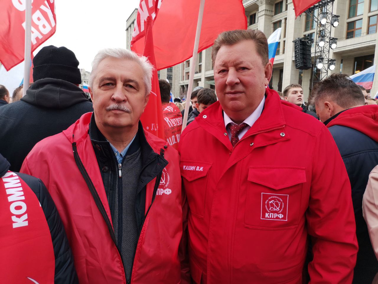 Г.А. Зюганов посетил патриотический митинг-концерт в центре Москвы