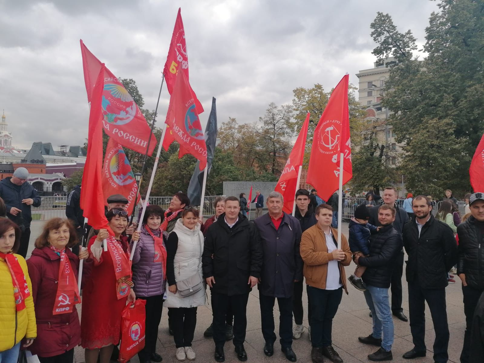 Г.А. Зюганов посетил патриотический митинг-концерт в центре Москвы