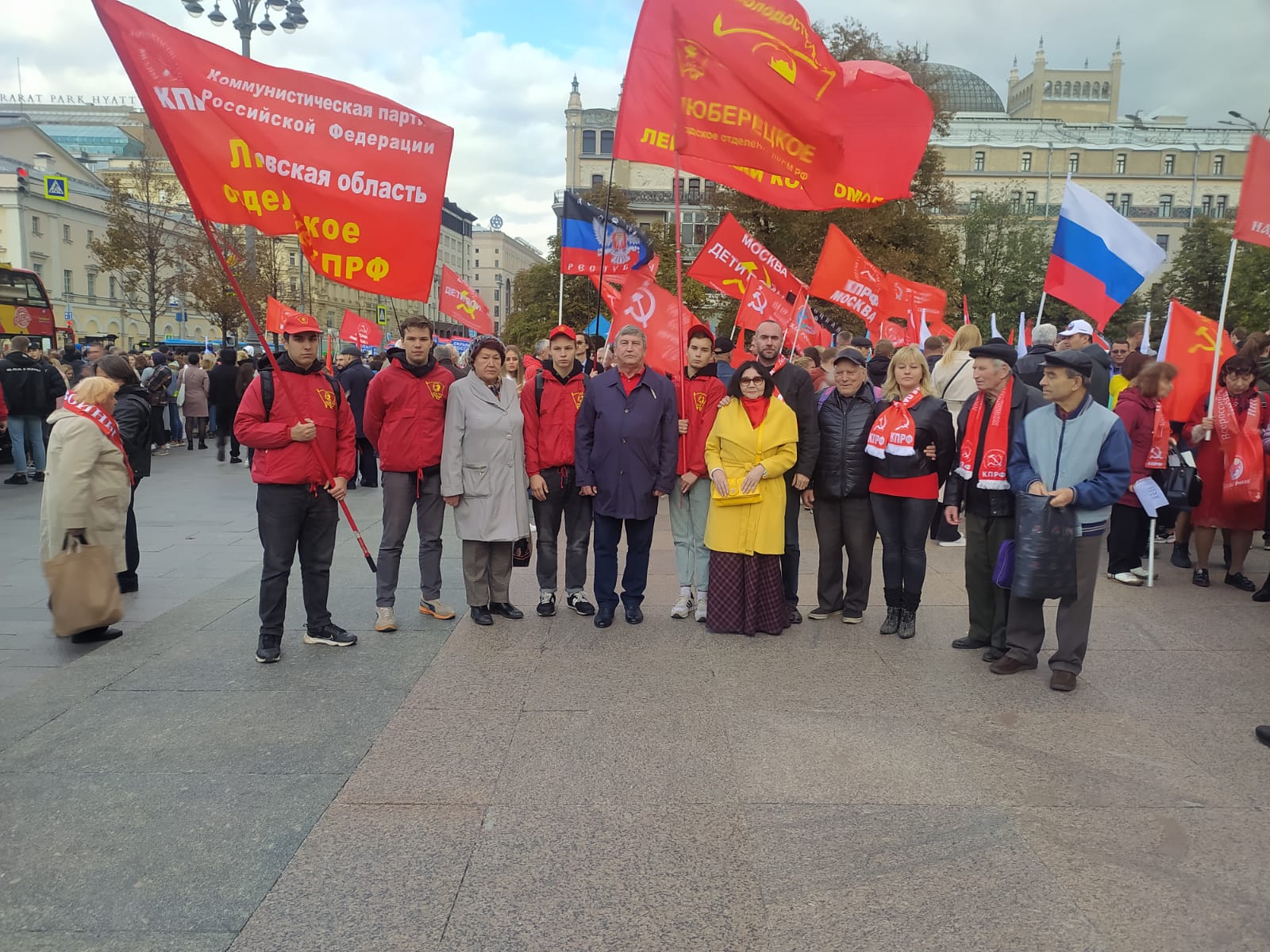 Г.А. Зюганов посетил патриотический митинг-концерт в центре Москвы