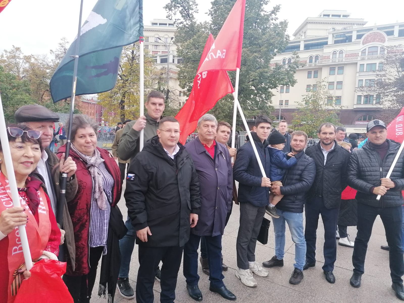 Г.А. Зюганов посетил патриотический митинг-концерт в центре Москвы