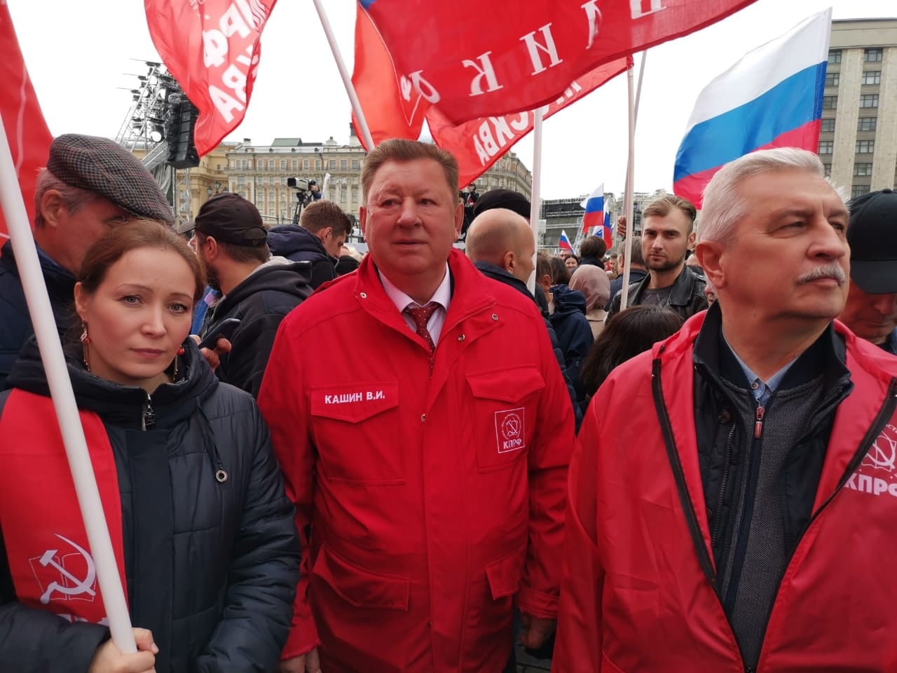 Г.А. Зюганов посетил патриотический митинг-концерт в центре Москвы
