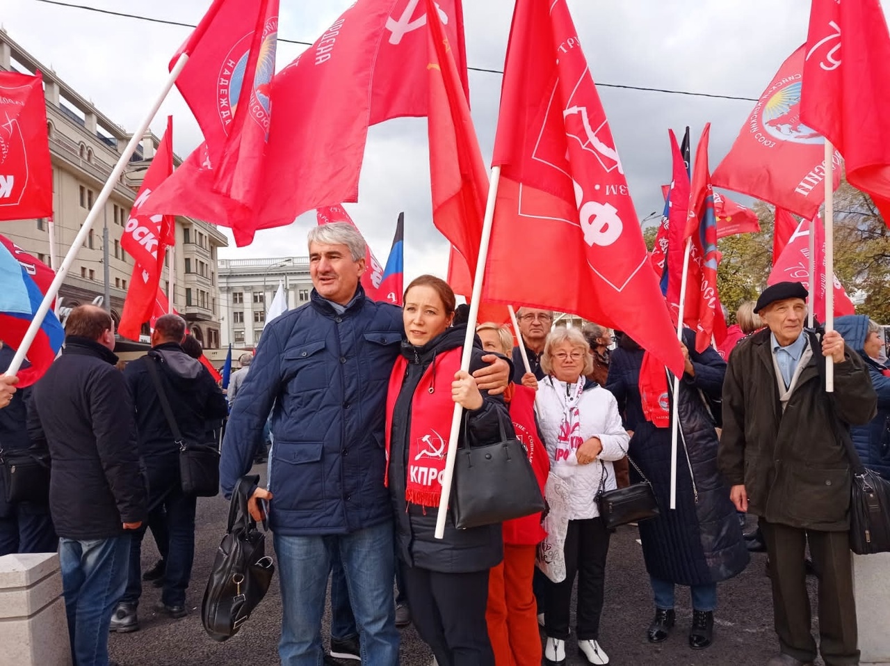 Г.А. Зюганов посетил патриотический митинг-концерт в центре Москвы