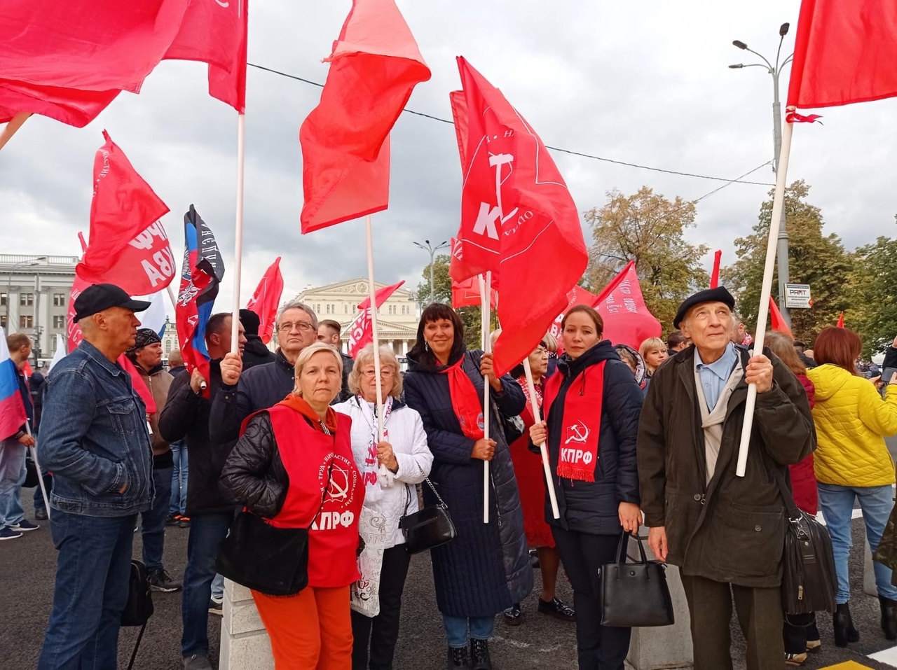 Г.А. Зюганов посетил патриотический митинг-концерт в центре Москвы
