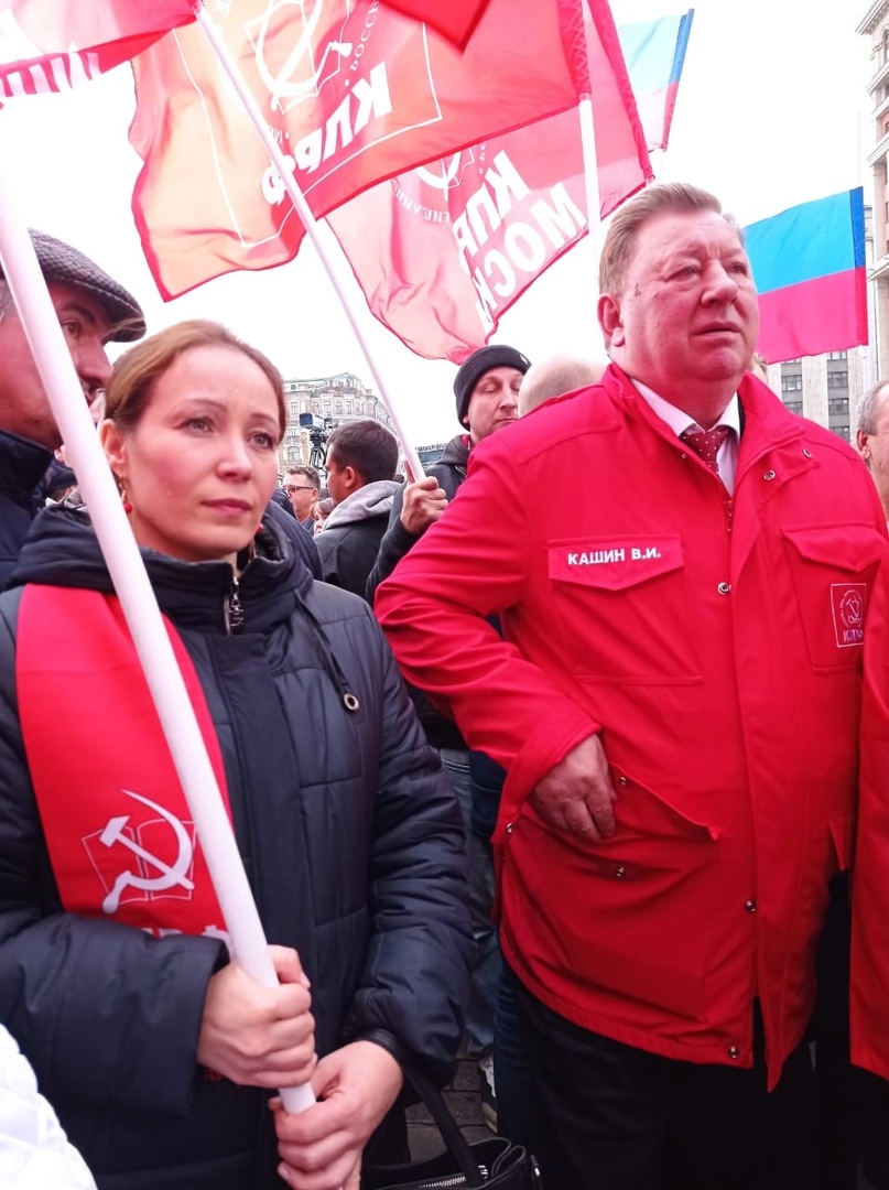 Г.А. Зюганов посетил патриотический митинг-концерт в центре Москвы