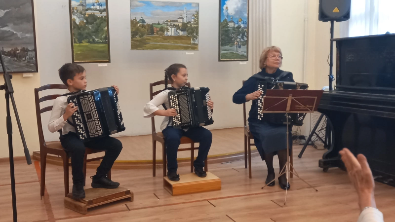 Открытие выставки в городском округе Фрязино