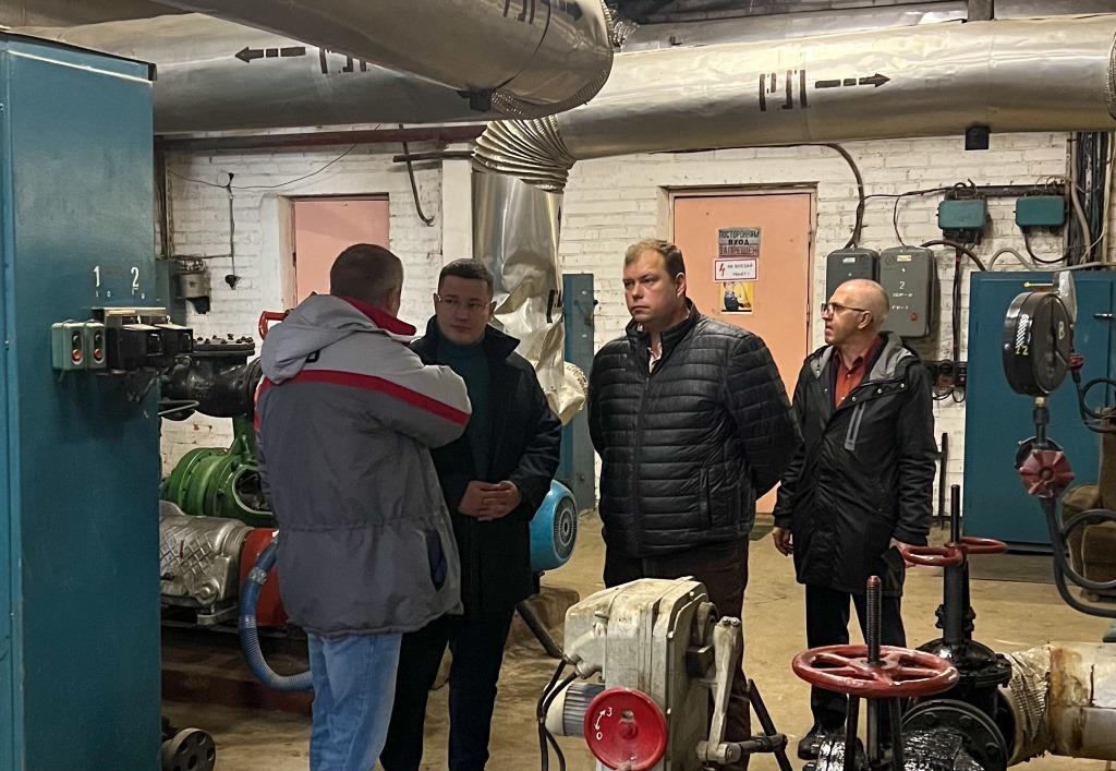 Рабочий визит депутата Мособлдумы Марка Черемисова в основную котельную г.Ногинск