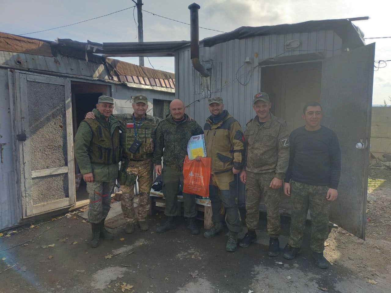 Первый секретарь Жуковского ГК КПРФ Николай Гришин вернулся из трёхдневной поездки на линию фронта
