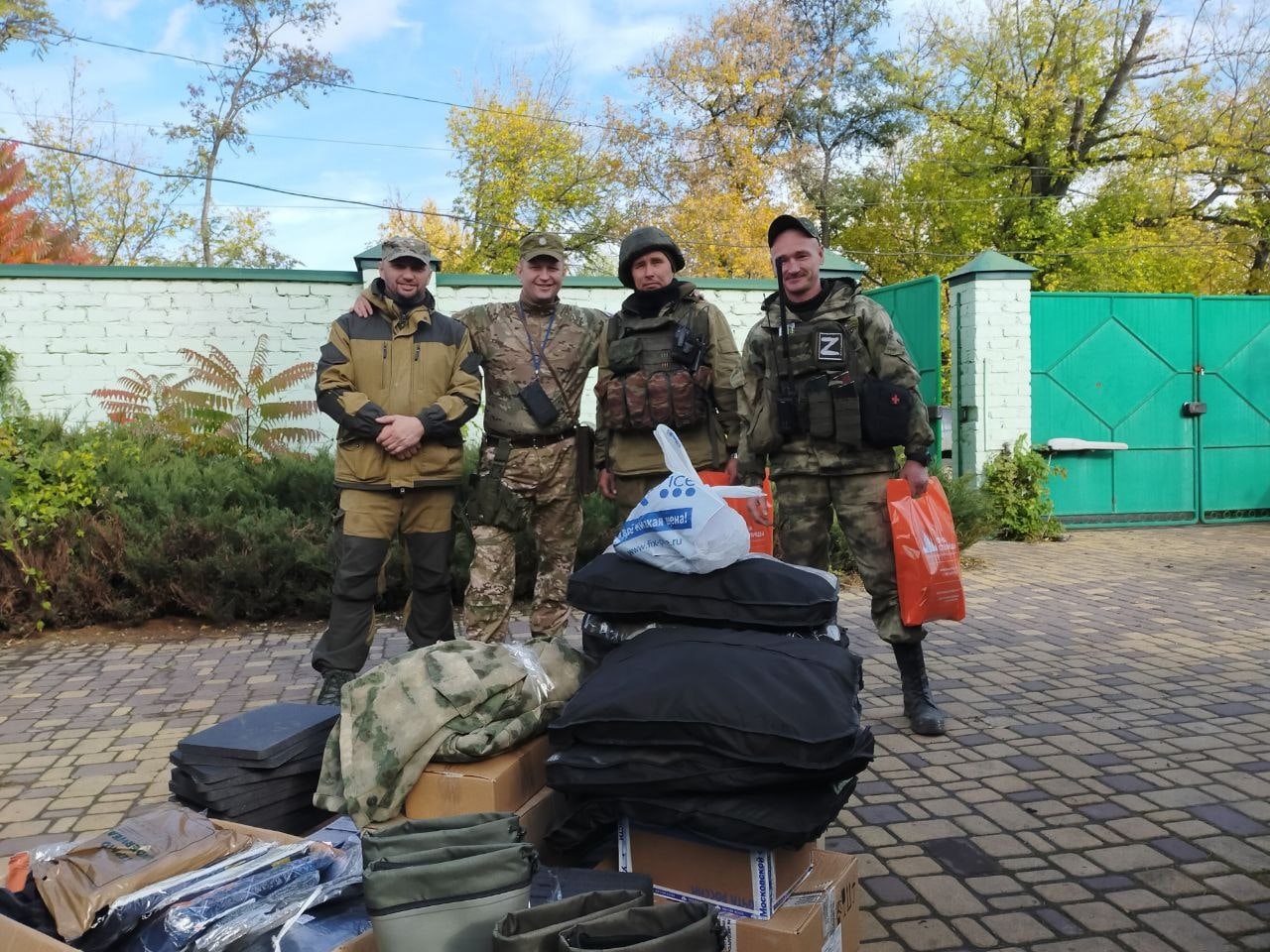 Первый секретарь Жуковского ГК КПРФ Николай Гришин вернулся из трёхдневной поездки на линию фронта
