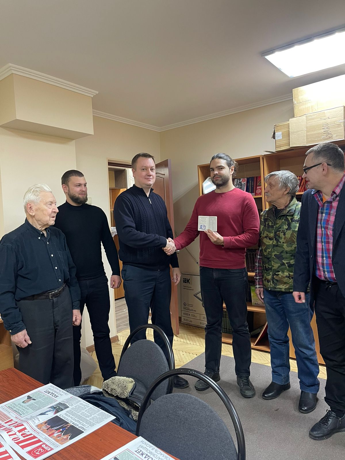 Химкинские коммунисты пополняют ряды партии
