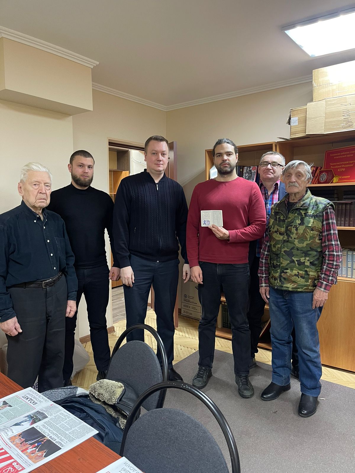Химкинские коммунисты пополняют ряды партии