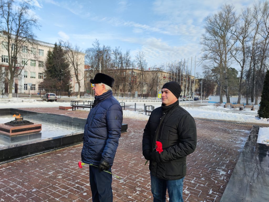 Жуковчане приняли участие в памятной акции к 81-ой годовщине контрнаступления советских войск под Москвой