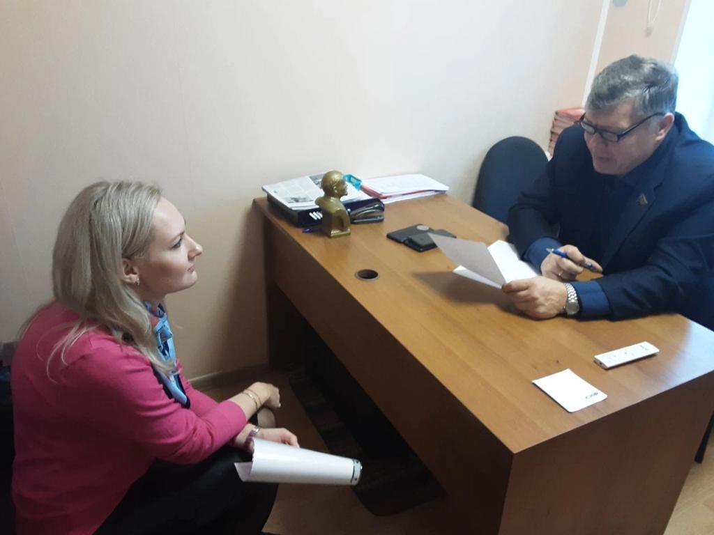 Депутат от КПРФ Олег Емельянов провёл приём граждан в городском округе Одинцово