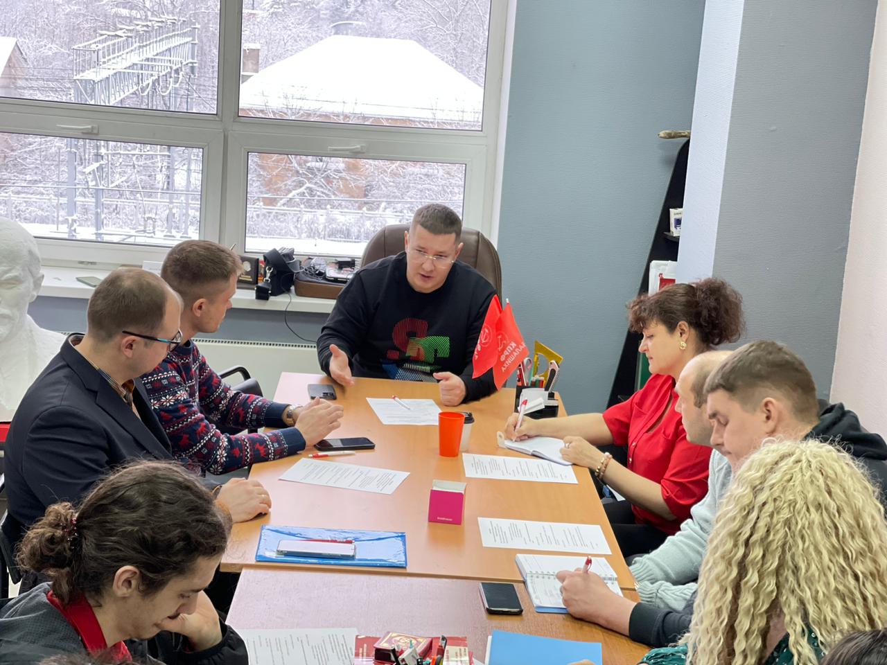 Еженедельное заседание представителей ППО Балашихинского городского отделения КПРФ