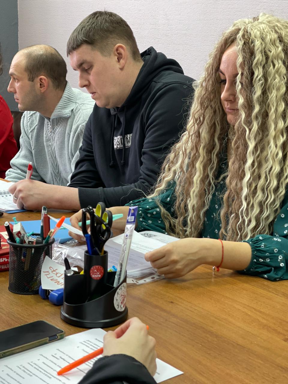 Еженедельное заседание представителей ППО Балашихинского городского отделения КПРФ