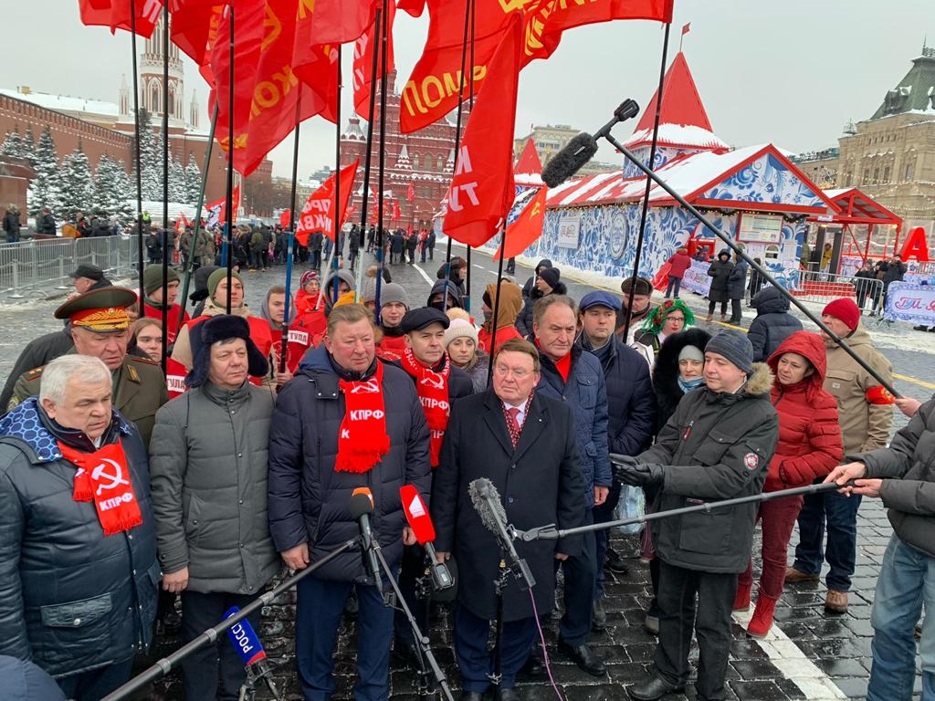 В Москве прошла торжественная акция, посвященная 143-й годовщине со Дня рождения И.В. Сталина