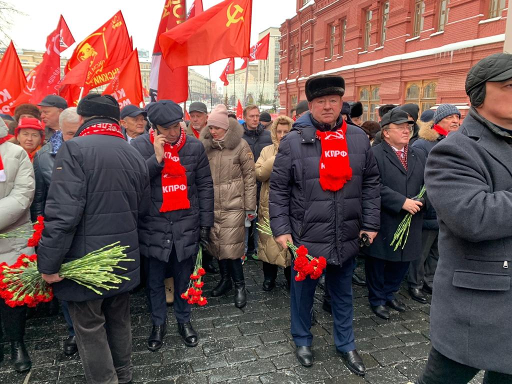 В Москве прошла торжественная акция, посвященная 143-й годовщине со Дня рождения И.В. Сталина