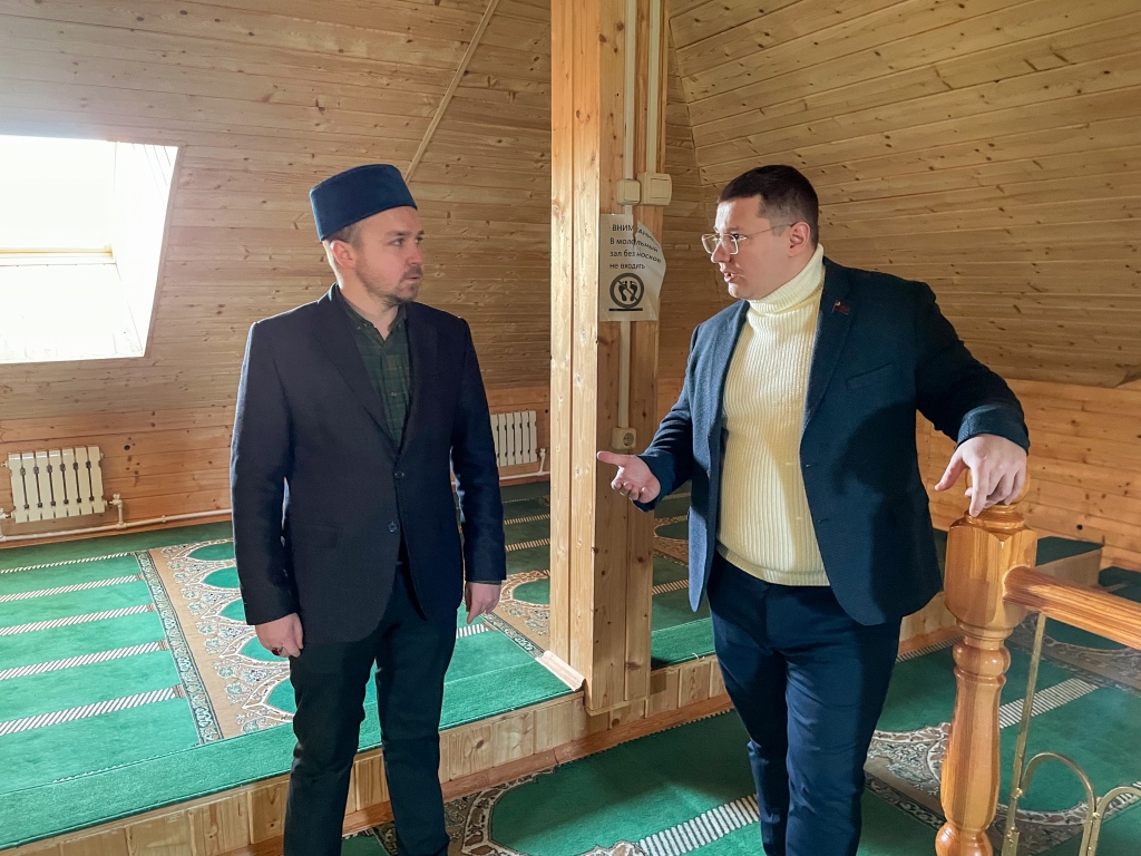 Рабочий визит депутата Мособлдумы Марка Черемисова в Ногинскую религиозную организацию «Мусульманская община Аль-Ихсан»