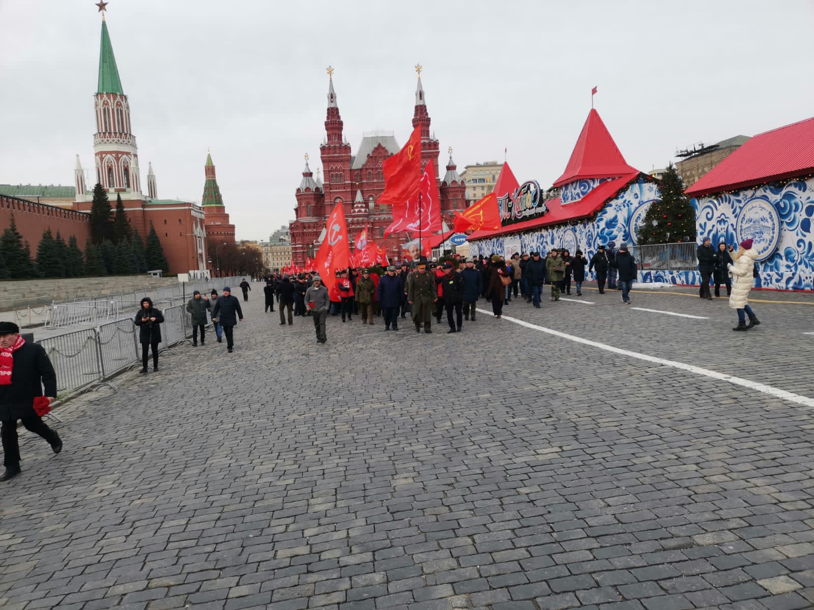 День памяти В.И. Ленина в Москве. Фоторепортаж