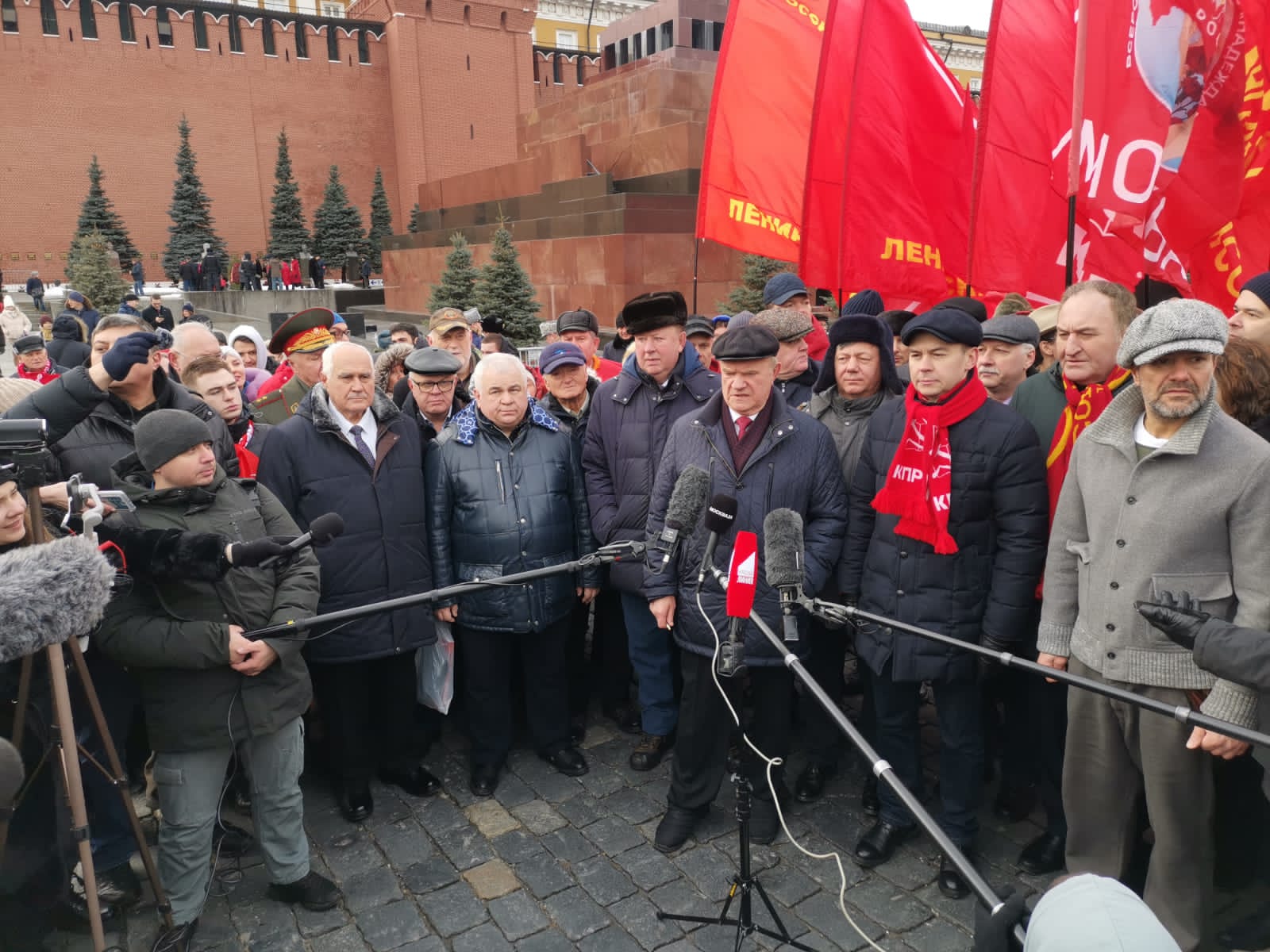 День памяти В.И. Ленина в Москве. Фоторепортаж