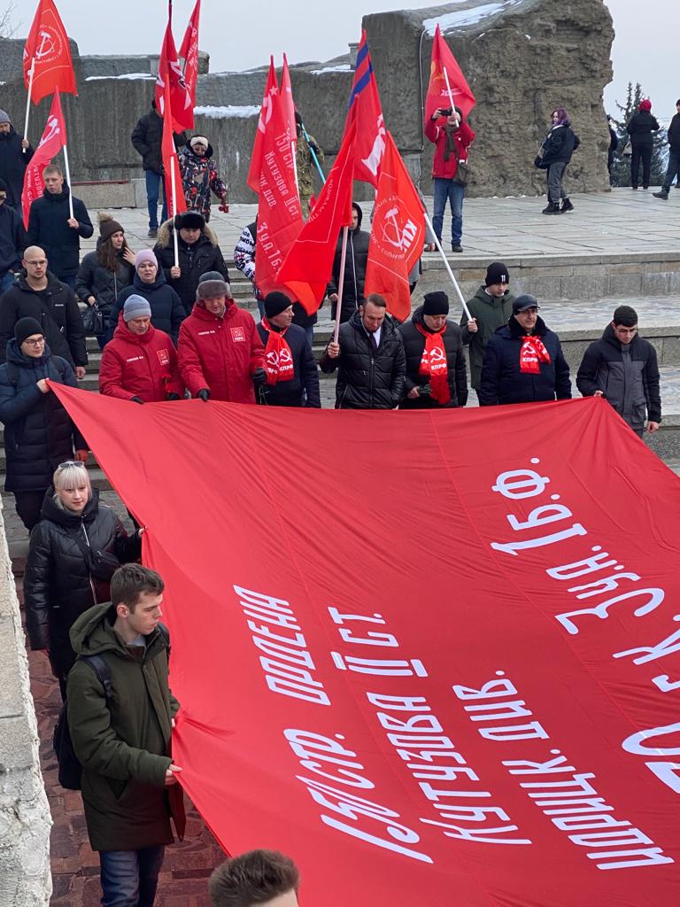 Информация об участии представителей МК КПРФ в мероприятиях в Сталинграде