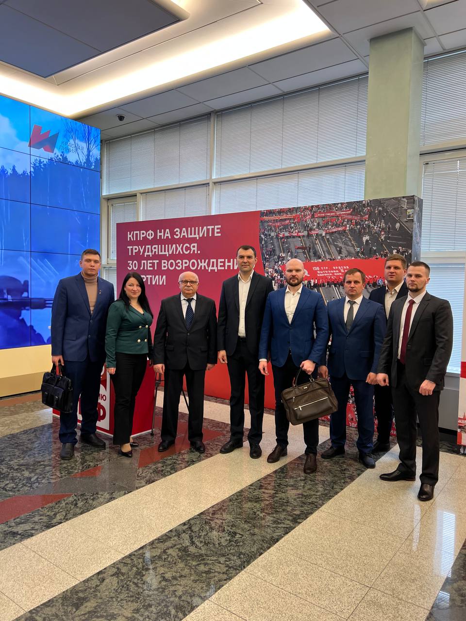 Комсомольцы Подмосковья на выставке в Государственной Думе