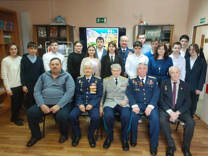 Уроки мужества в Монино
