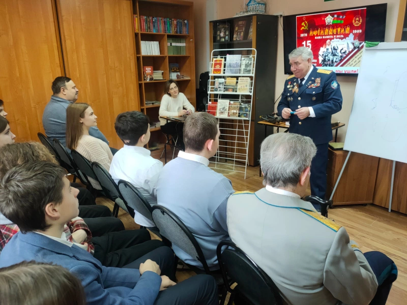 Уроки мужества в Монино