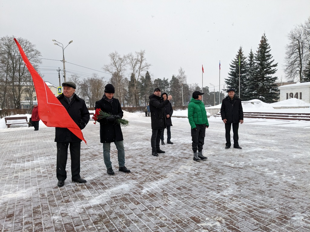 Автопробег Пушкинского ГК КПРФ к Дню Защитника Отечества