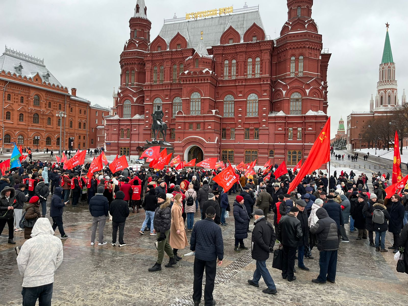 В Москве прошла памятная патриотическая акция, посвященная 70-летию со дня смерти И.В. Сталина