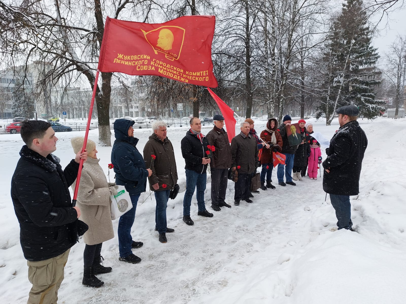Жуковчане в память об отце всех народов