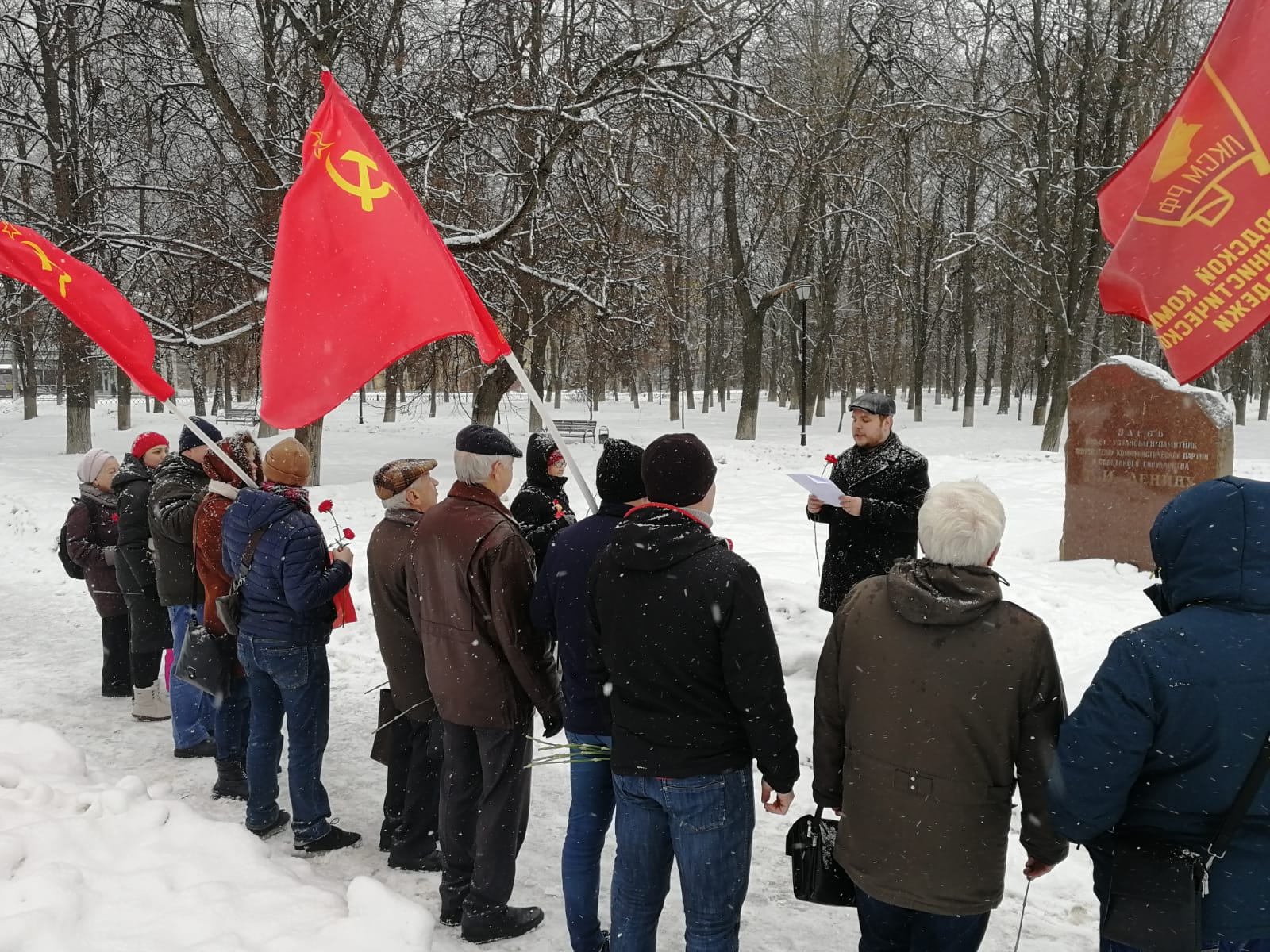Жуковчане в память об отце всех народов