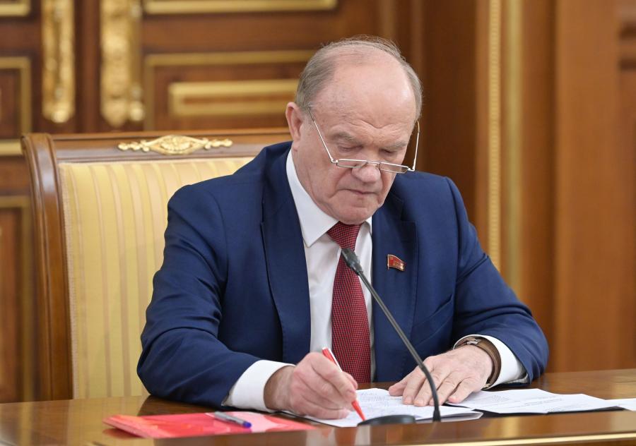Депутаты КПРФ во главе с Г.А. Зюгановым встретились с Председателем Правительства РФ М.В. Мишустиным