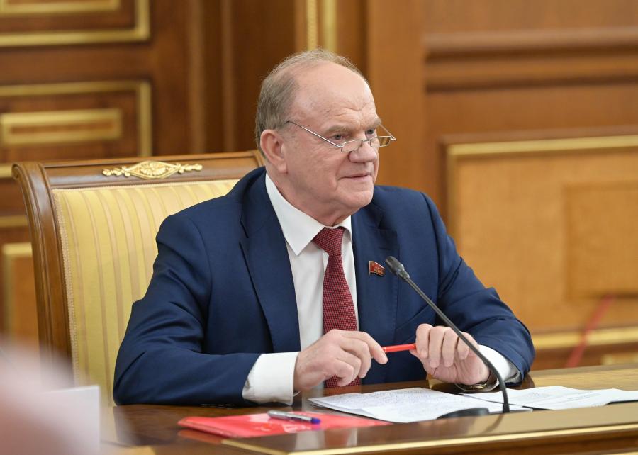 Депутаты КПРФ во главе с Г.А. Зюгановым встретились с Председателем Правительства РФ М.В. Мишустиным
