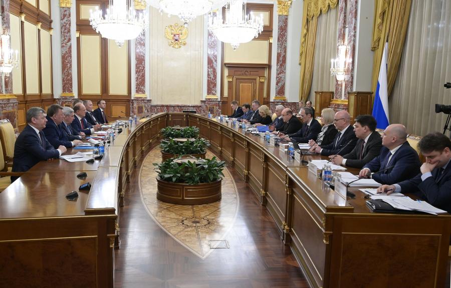 Депутаты КПРФ во главе с Г.А. Зюгановым встретились с Председателем Правительства РФ М.В. Мишустиным