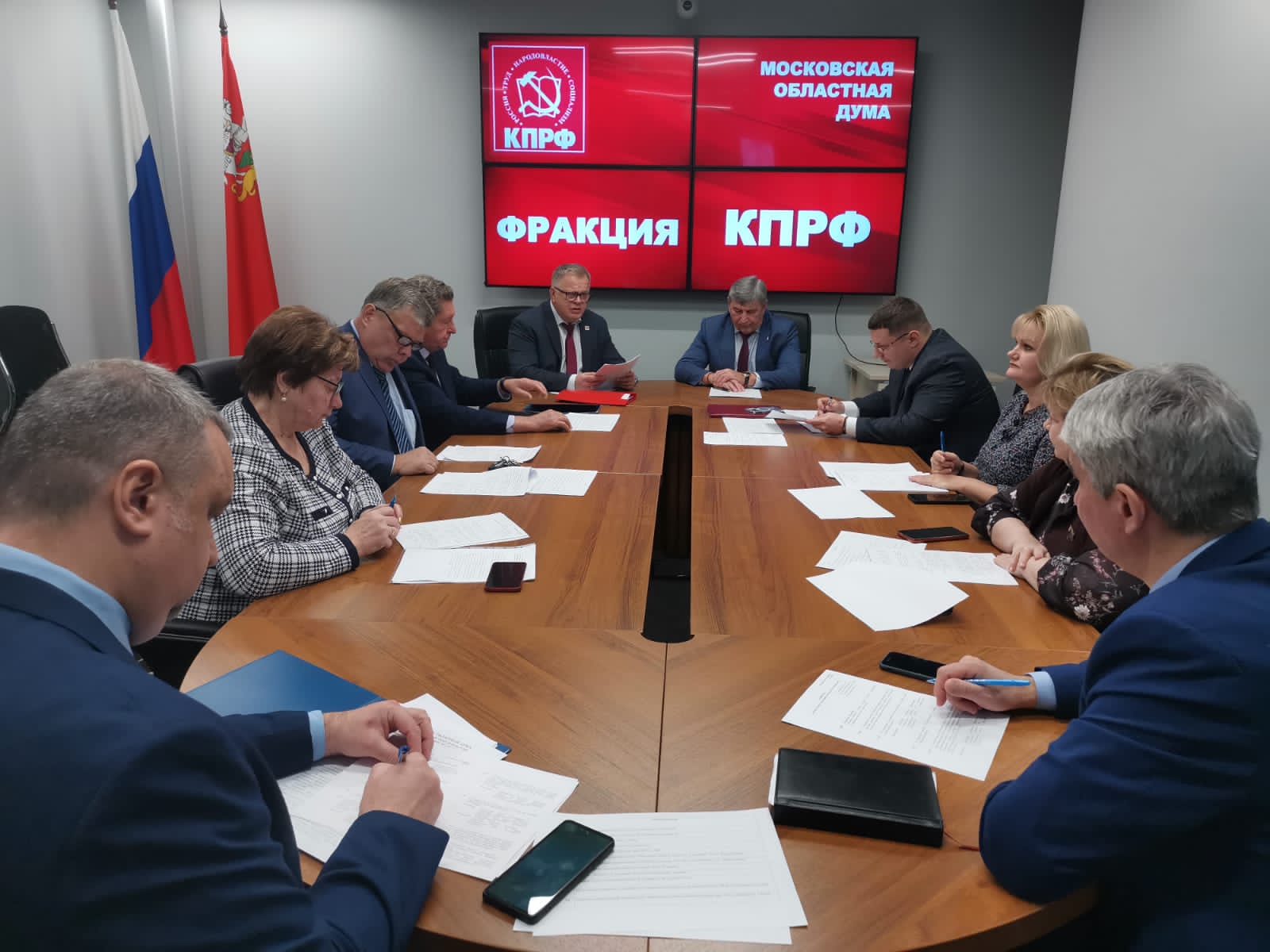 Отчет о работе заместителя Председателя Мособлдумы, руководителя фракции КПРФ Александра Наумова за 2022 г.