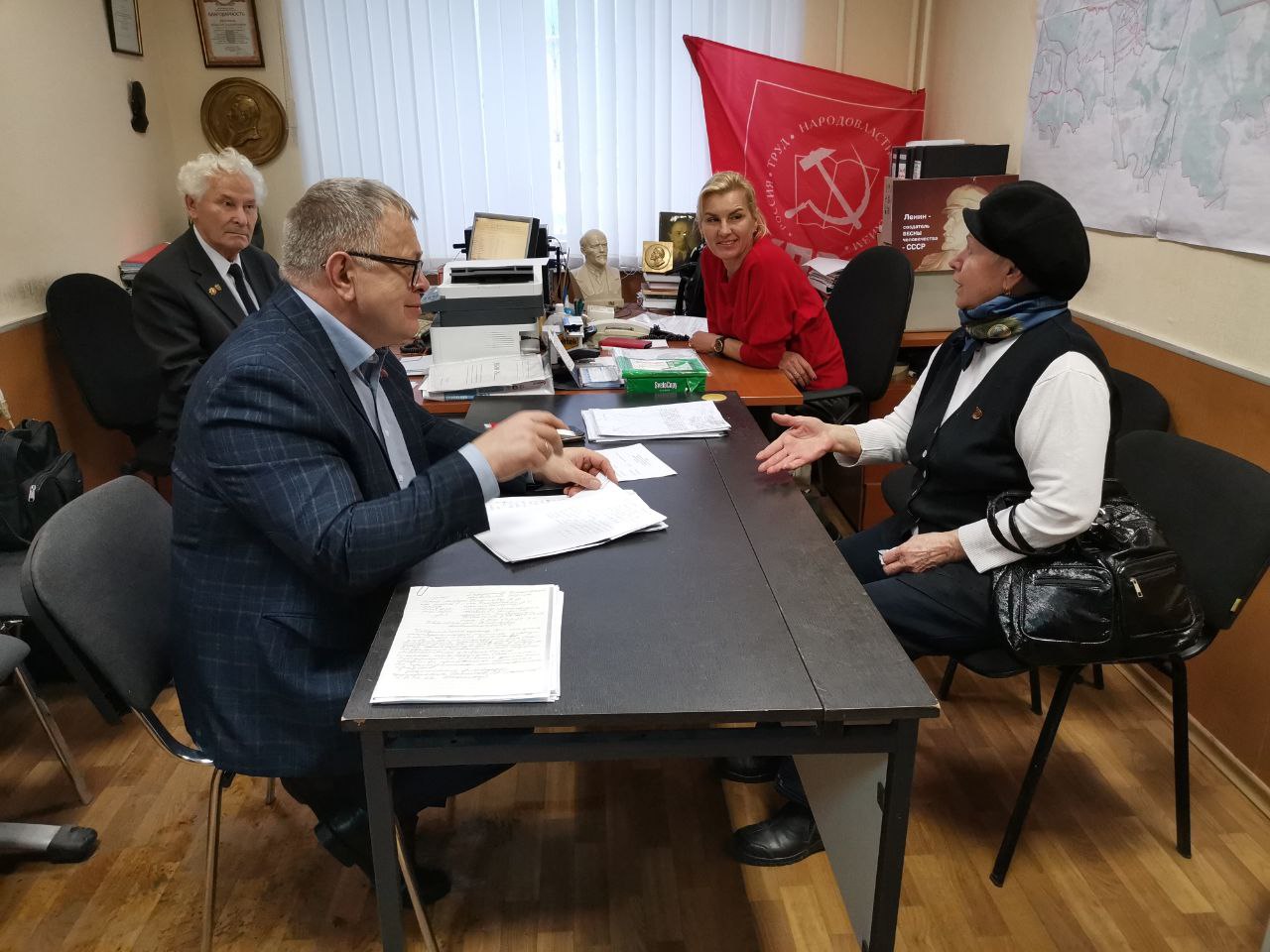 Отчет о работе заместителя Председателя Мособлдумы, руководителя фракции КПРФ Александра Наумова за 2022 г.