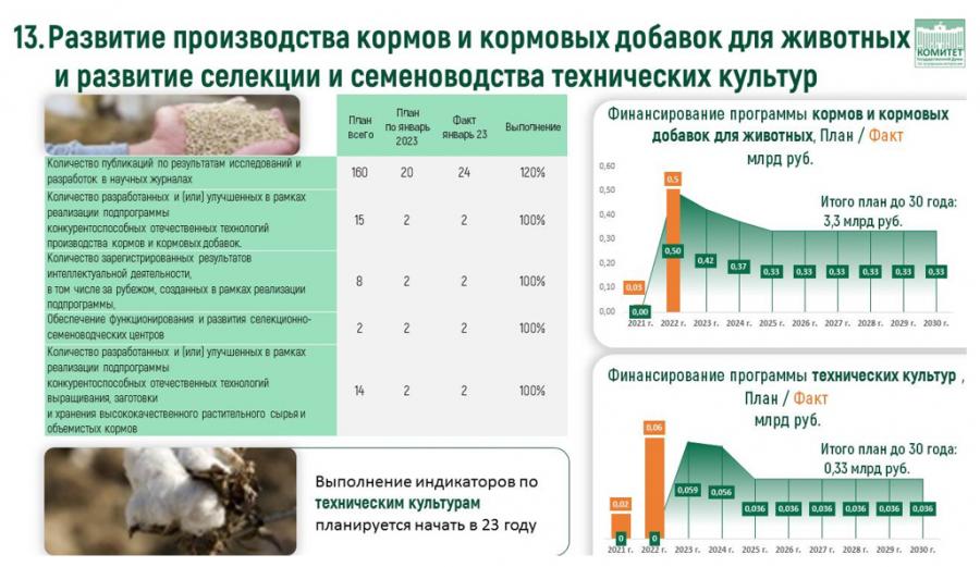 Доклад В.И. Кашина на тему: «О реализации Федеральной научно-технической программы развития сельского хозяйства»