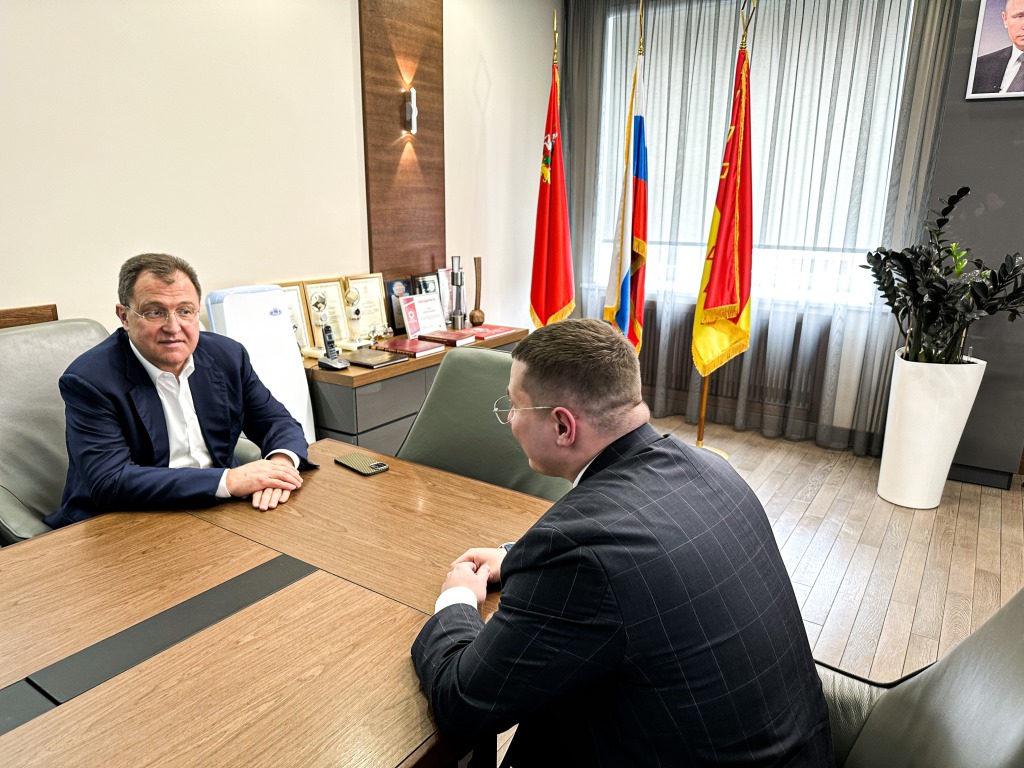 Депутат Мособлдумы от КПРФ Марк Черемисов провел встречу с главой Богородского г.о. Игорем Сухиным