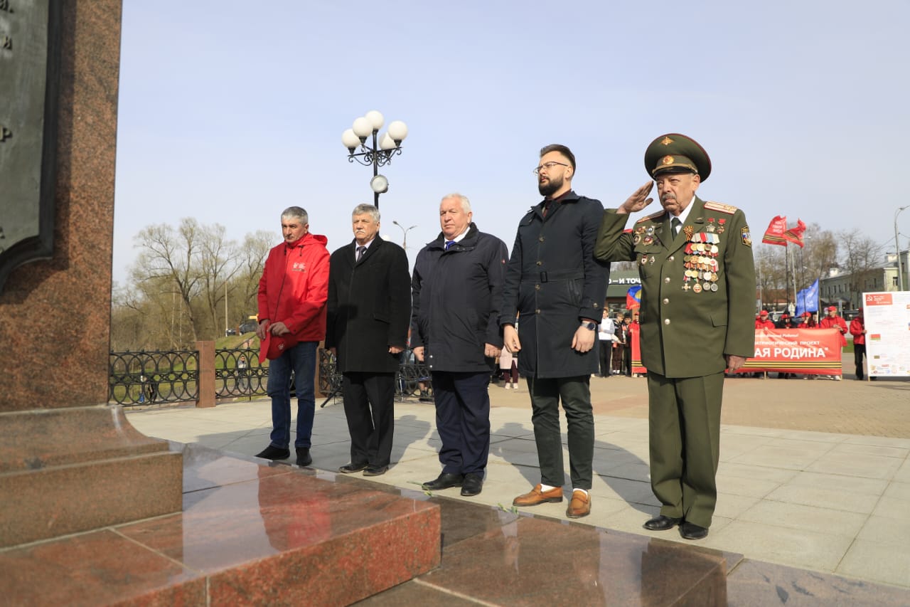 Коммунисты Наро-Фоминска приняли эстафету союзного антифашистского патриотического проекта «Наша Великая Родина»